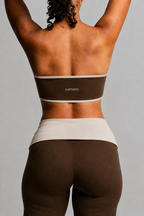 Coffee Brown + Off White