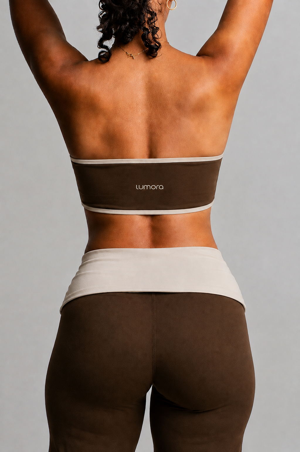 Coffee Brown + Off White