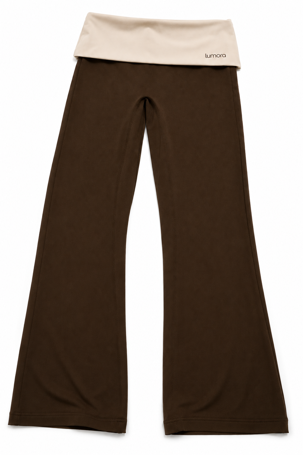 CONTRAST FOLD OVER LEGGINGS
