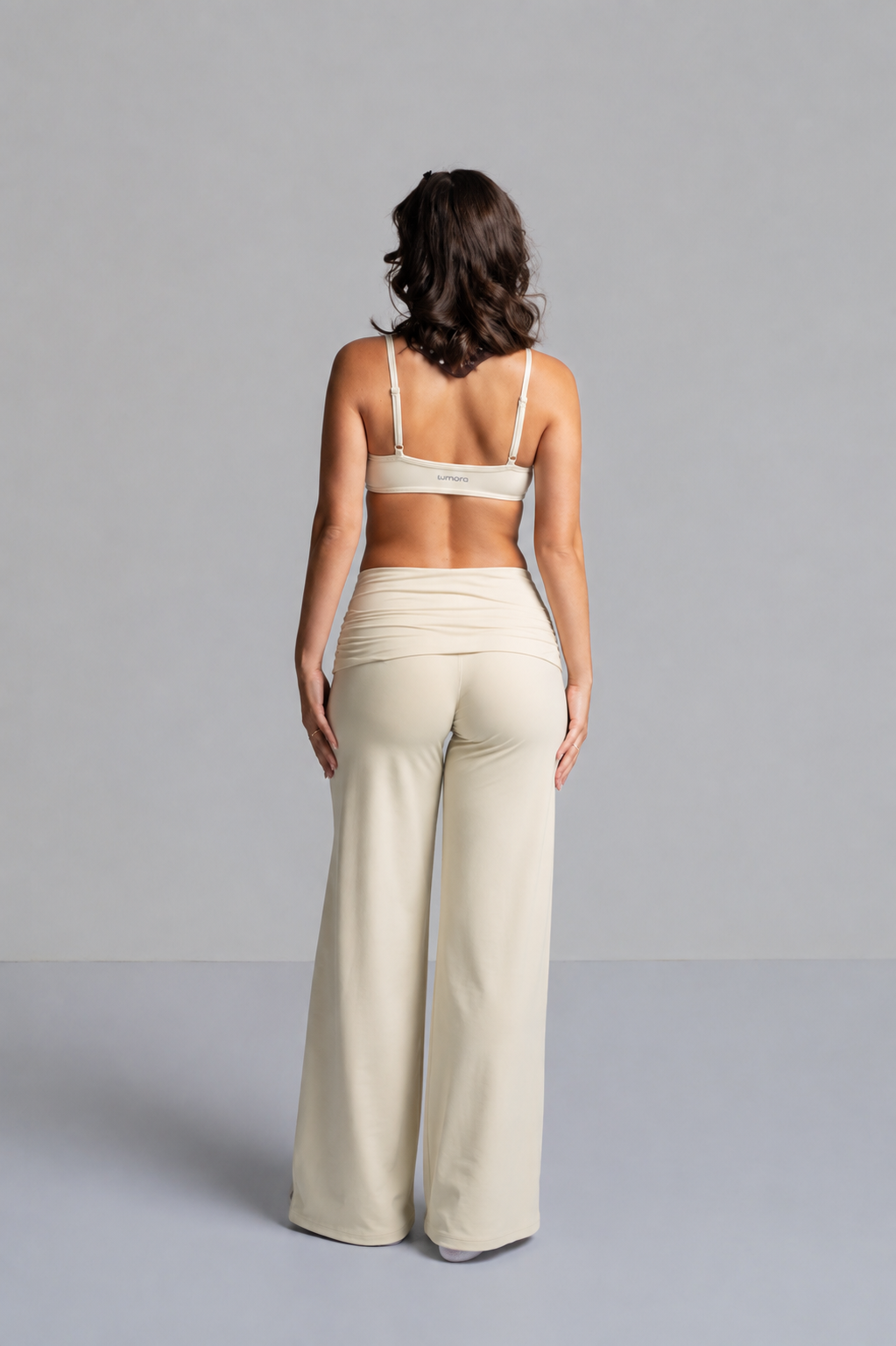 FOLD OVER FLARED LEGGINGS