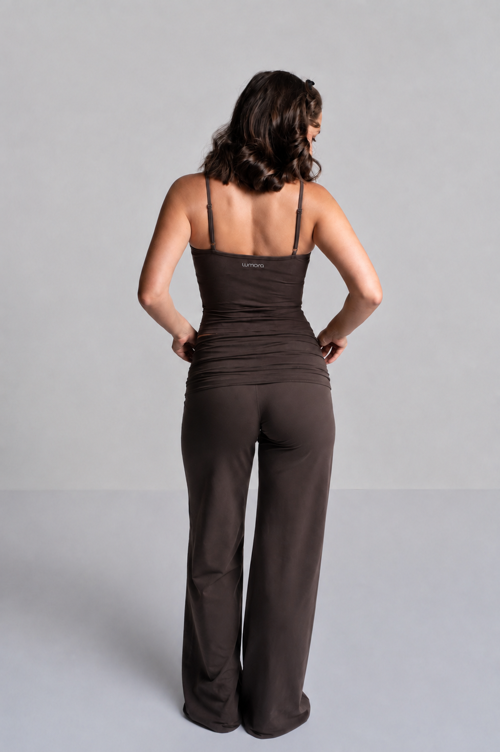 FOLD OVER FLARED LEGGINGS