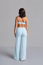 FOLD OVER FLARED LEGGINGS