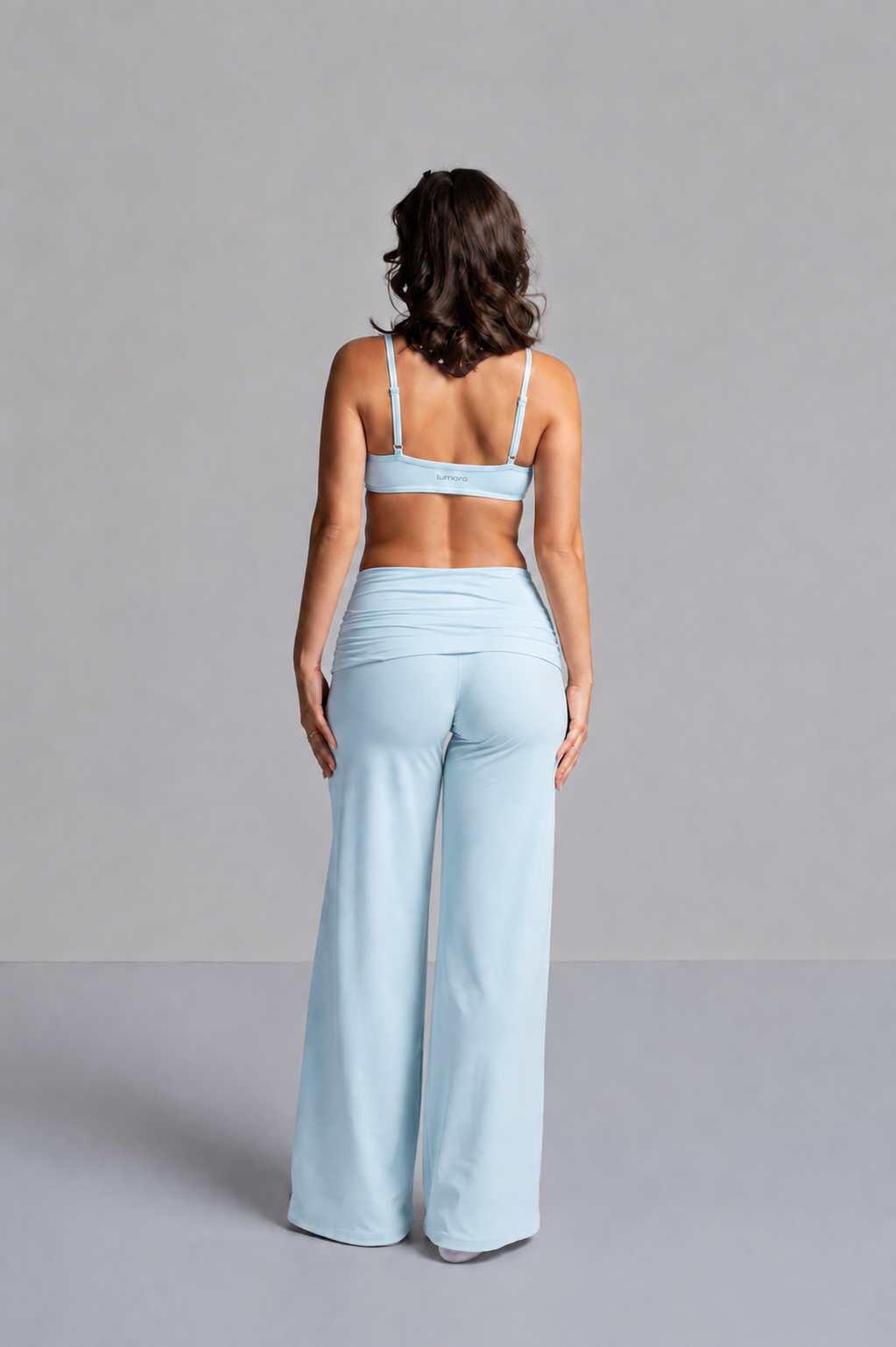 FOLD OVER FLARED LEGGINGS