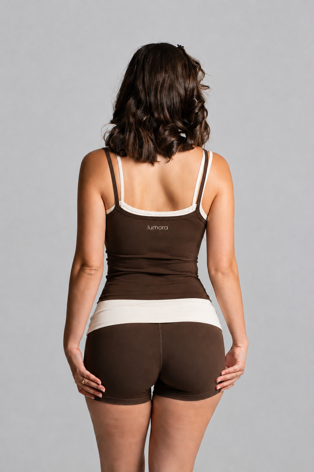 Coffee Brown + Off White