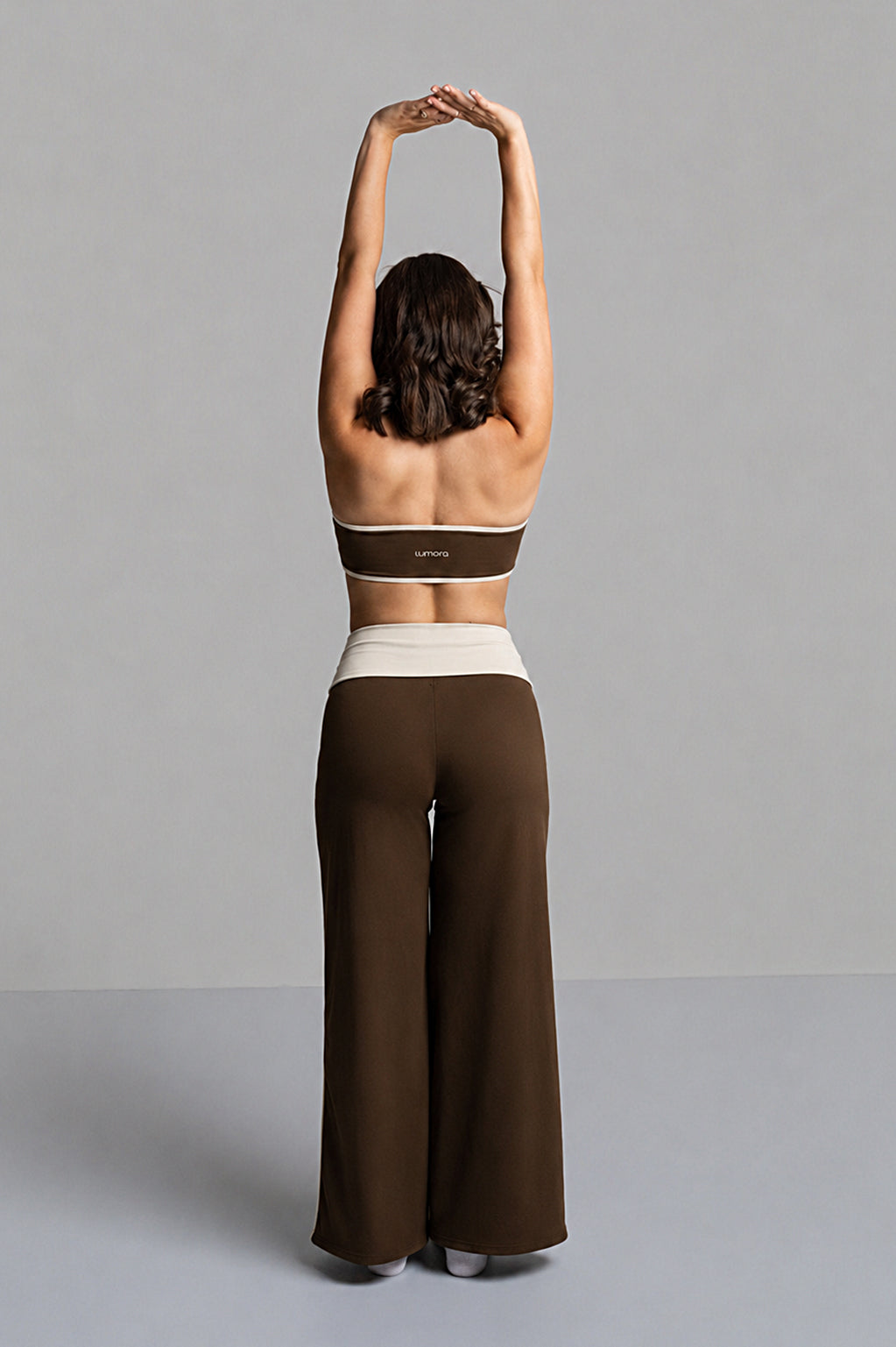 Coffee Brown + Off White