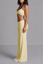 FOLD OVER FLARED LEGGINGS