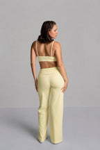 FOLD OVER FLARED LEGGINGS